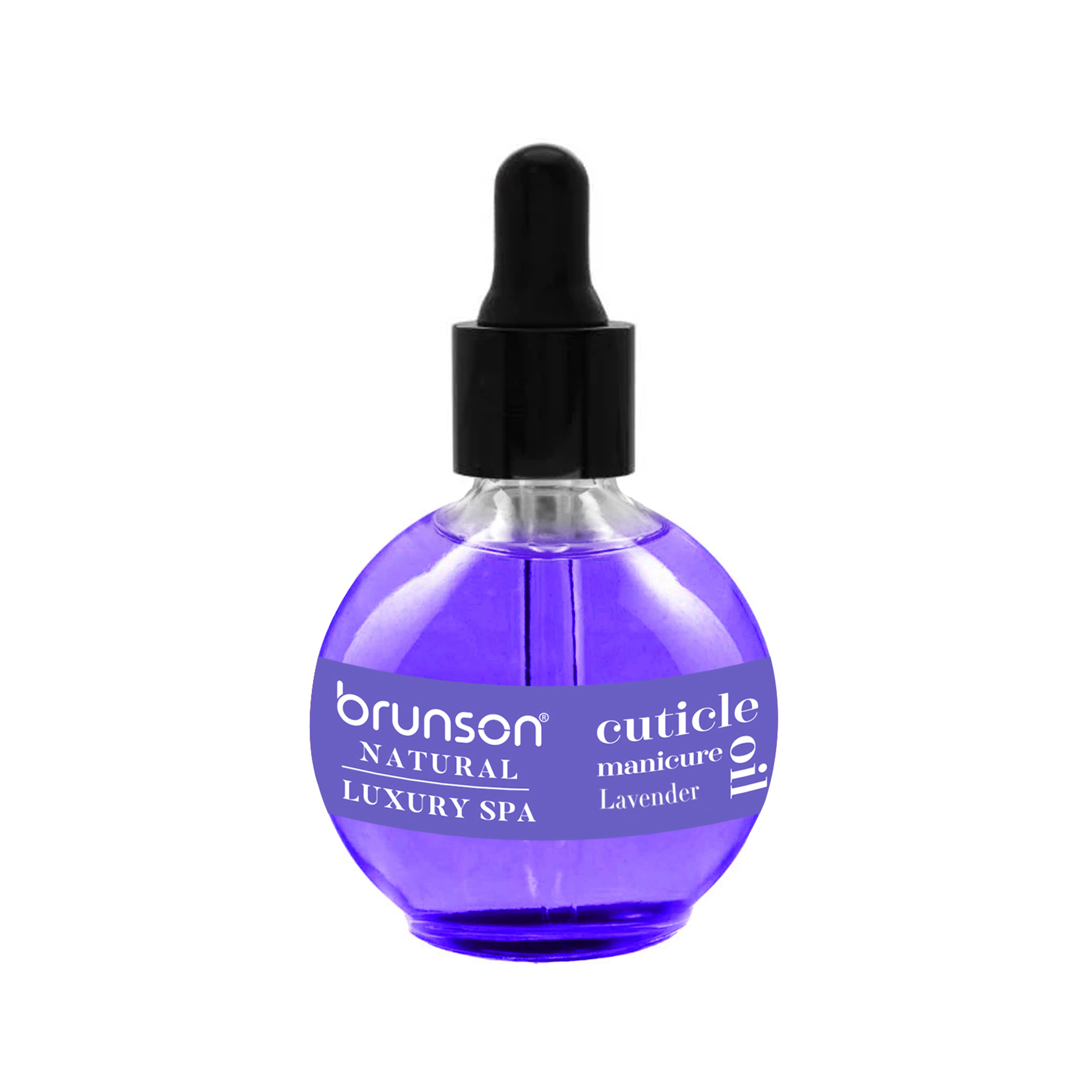 Brunson Natural Cuticle Oil 75ml Hydrating Oil For Cuticle Repair - Remedy Damaged Skin And Thin Nails - Paraben And Cruelty-Free Formula - Lavender BLCCO