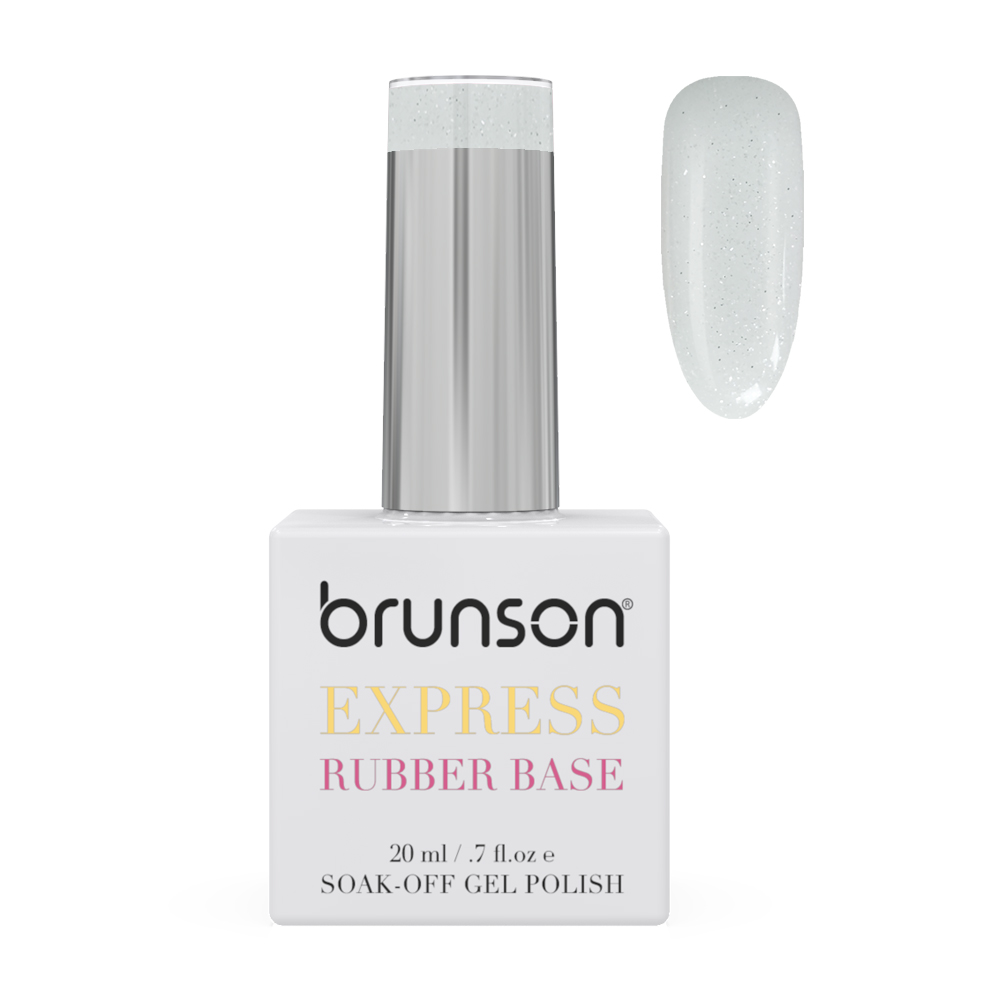 Rubber Base Gel Nail Polish 20ml - French Rubber Base Coat: Long-Lasting, Durable, & Chip-Resistant Nail Strengthener Gel Nail Polish Base Coat for Manicure and Pedicure BRB104
