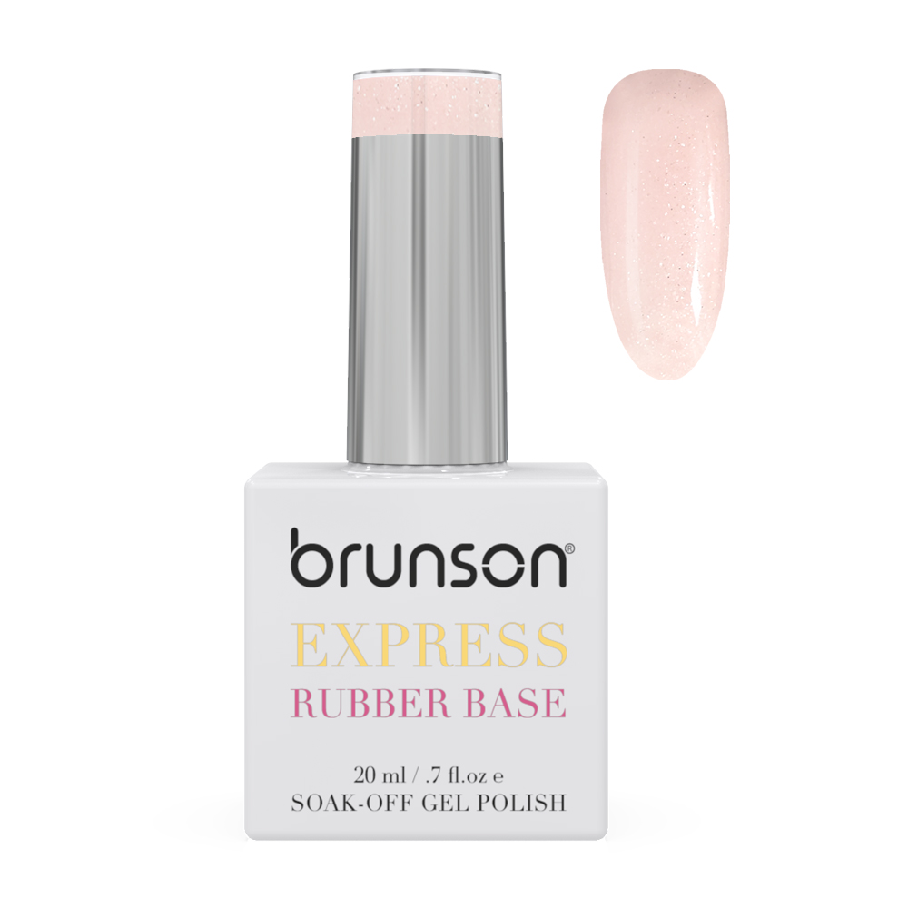 Rubber Base Gel Nail Polish 20ml - French Rubber Base Coat: Long-Lasting, Durable, & Chip-Resistant Nail Strengthener Gel Nail Polish Base Coat for Manicure and Pedicure BRB105
