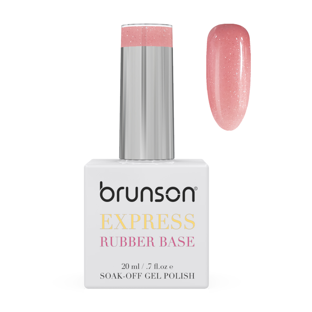 Rubber Base Gel Nail Polish 20ml - French Rubber Base Coat: Long-Lasting, Durable, & Chip-Resistant Nail Strengthener Gel Nail Polish Base Coat for Manicure and Pedicure BRB107