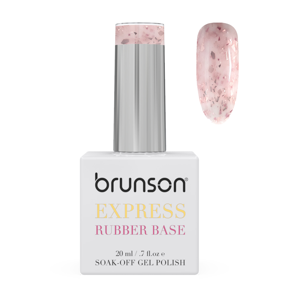 Rubber Base Gel Nail Polish 20ml - French Rubber Base Coat: Long-Lasting, Durable, & Chip-Resistant Nail Strengthener Gel Nail Polish Base Coat for Manicure and Pedicure BRB109
