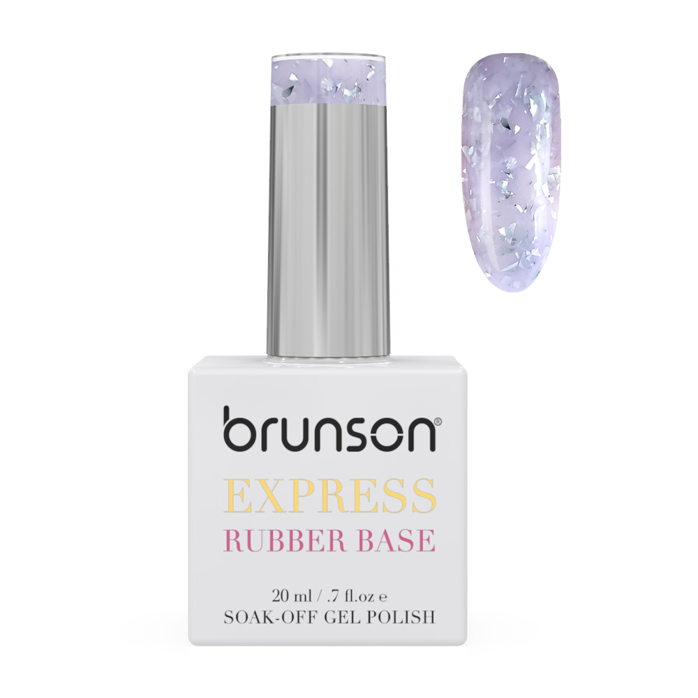 Rubber Base Gel Nail Polish 20ml - French Rubber Base Coat: Long-Lasting, Durable, & Chip-Resistant Nail Strengthener Gel Nail Polish Base Coat for Manicure and Pedicure BRB111