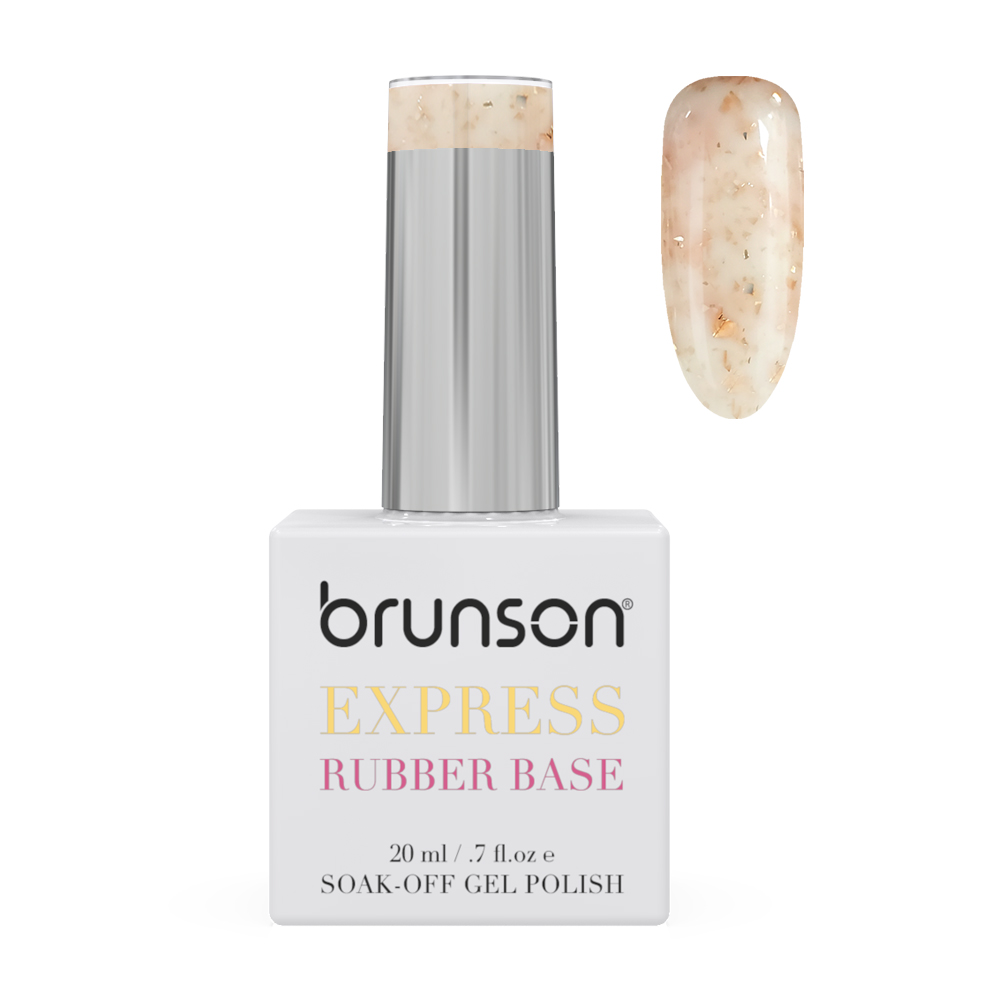 Rubber Base Gel Nail Polish 20ml - French Rubber Base Coat: Long-Lasting, Durable, & Chip-Resistant Nail Strengthener Gel Nail Polish Base Coat for Manicure and Pedicure BRB113