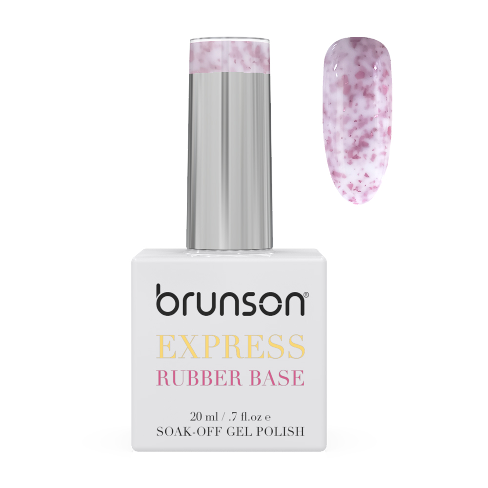Rubber Base Gel Nail Polish 20ml - French Rubber Base Coat: Long-Lasting, Durable, & Chip-Resistant Nail Strengthener Gel Nail Polish Base Coat for Manicure and Pedicure BRB114