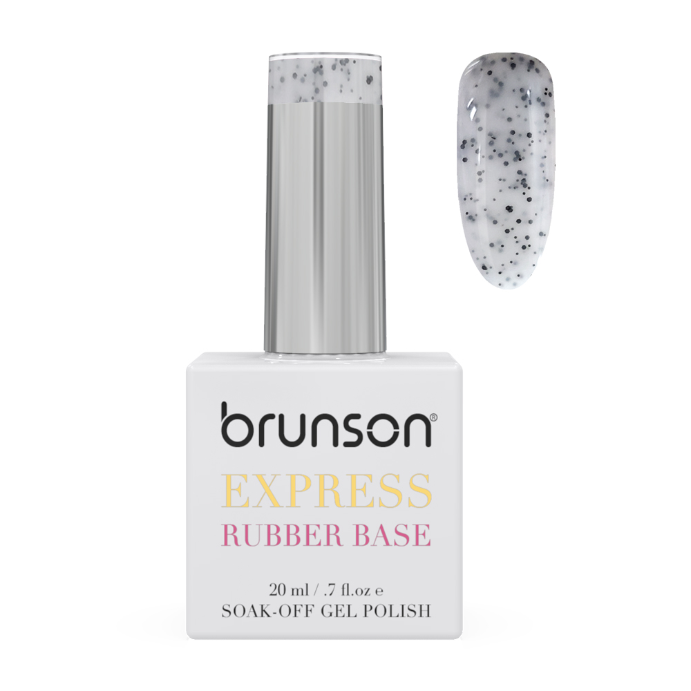 Rubber Base Gel Nail Polish 20ml - French Rubber Base Coat: Long-Lasting, Durable, & Chip-Resistant Nail Strengthener Gel Nail Polish Base Coat for Manicure and Pedicure BRB115