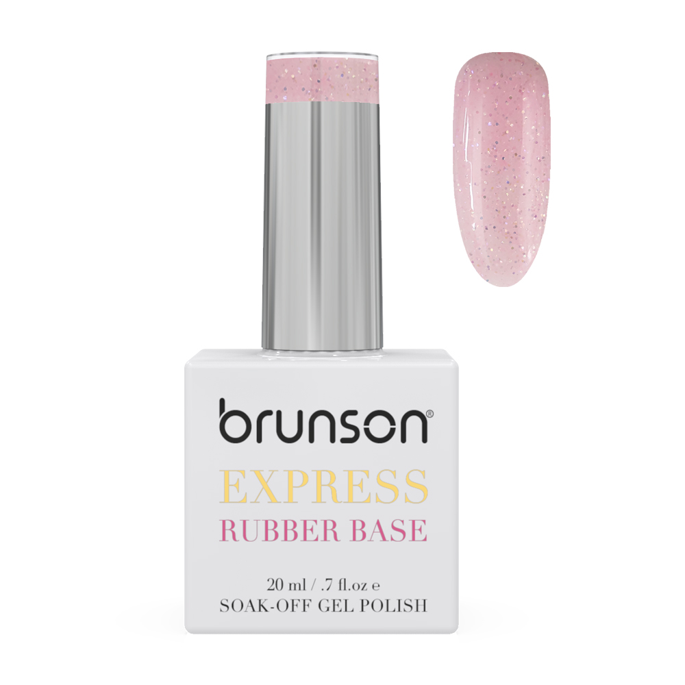 Rubber Base Gel Nail Polish 20ml - French Rubber Base Coat: Long-Lasting, Durable, & Chip-Resistant Nail Strengthener Gel Nail Polish Base Coat for Manicure and Pedicure BRB119