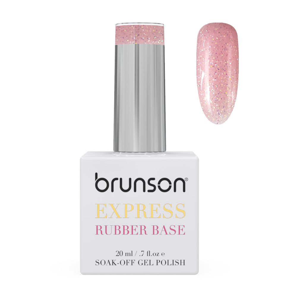 Rubber Base Gel Nail Polish 20ml - French Rubber Base Coat: Long-Lasting, Durable, & Chip-Resistant Nail Strengthener Gel Nail Polish Base Coat for Manicure and Pedicure BRB123