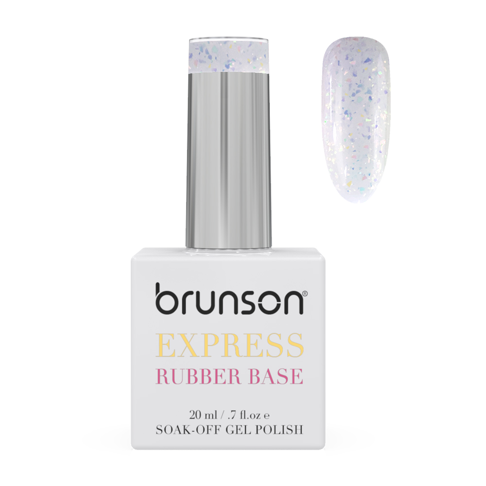 Rubber Base Gel Nail Polish 20ml - French Rubber Base Coat: Long-Lasting, Durable, & Chip-Resistant Nail Strengthener Gel Nail Polish Base Coat for Manicure and Pedicure BRB127