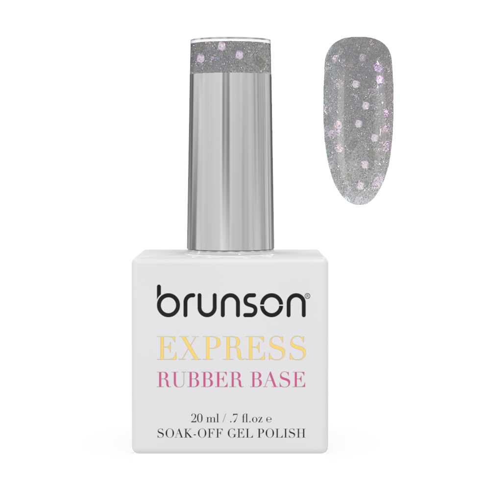 Rubber Base Gel Nail Polish 20ml - French Rubber Base Coat: Long-Lasting, Durable, & Chip-Resistant Nail Strengthener Gel Nail Polish Base Coat for Manicure and Pedicure BRB130