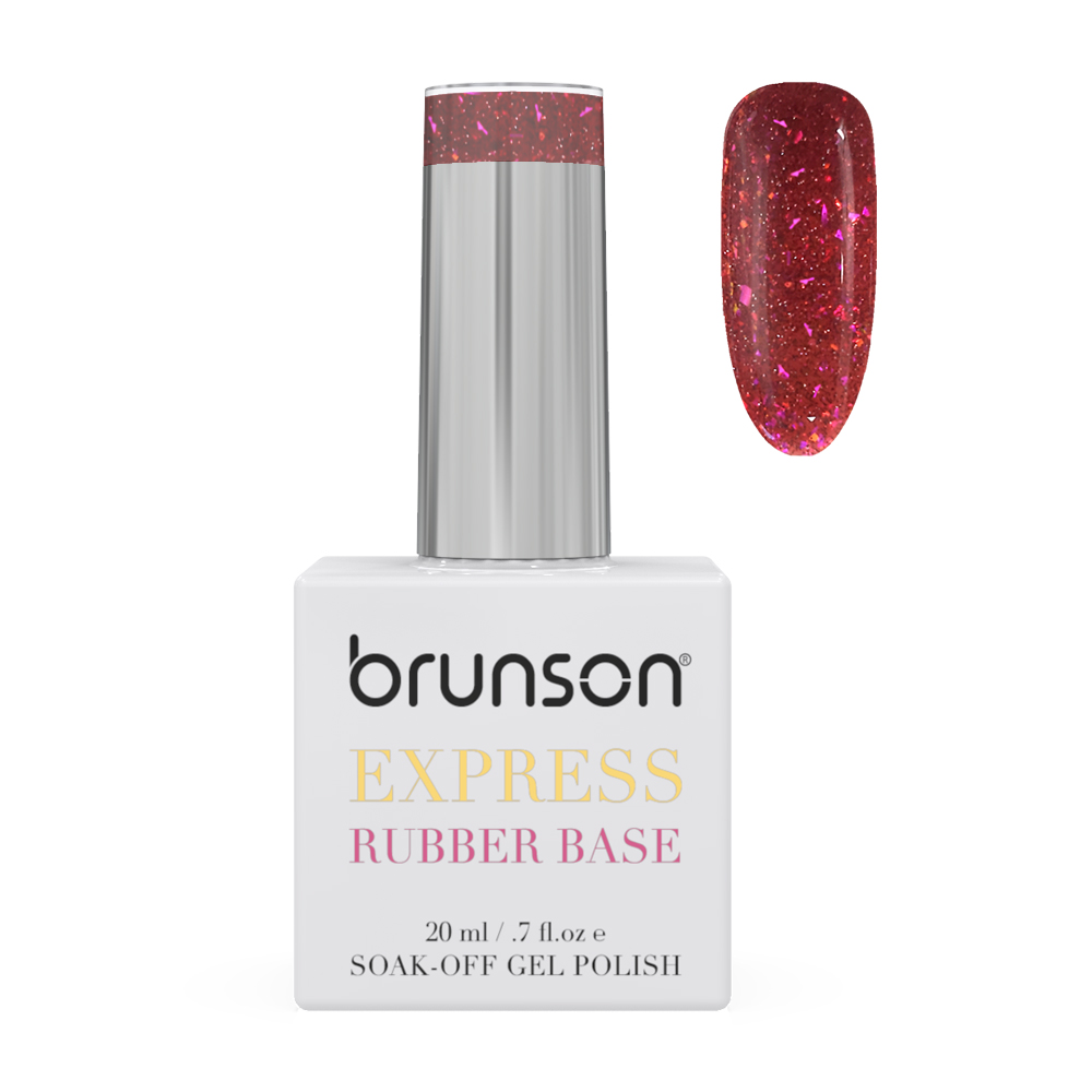 Rubber Base Gel Nail Polish 20ml - French Rubber Base Coat: Long-Lasting, Durable, & Chip-Resistant Nail Strengthener Gel Nail Polish Base Coat for Manicure and Pedicure BRB131