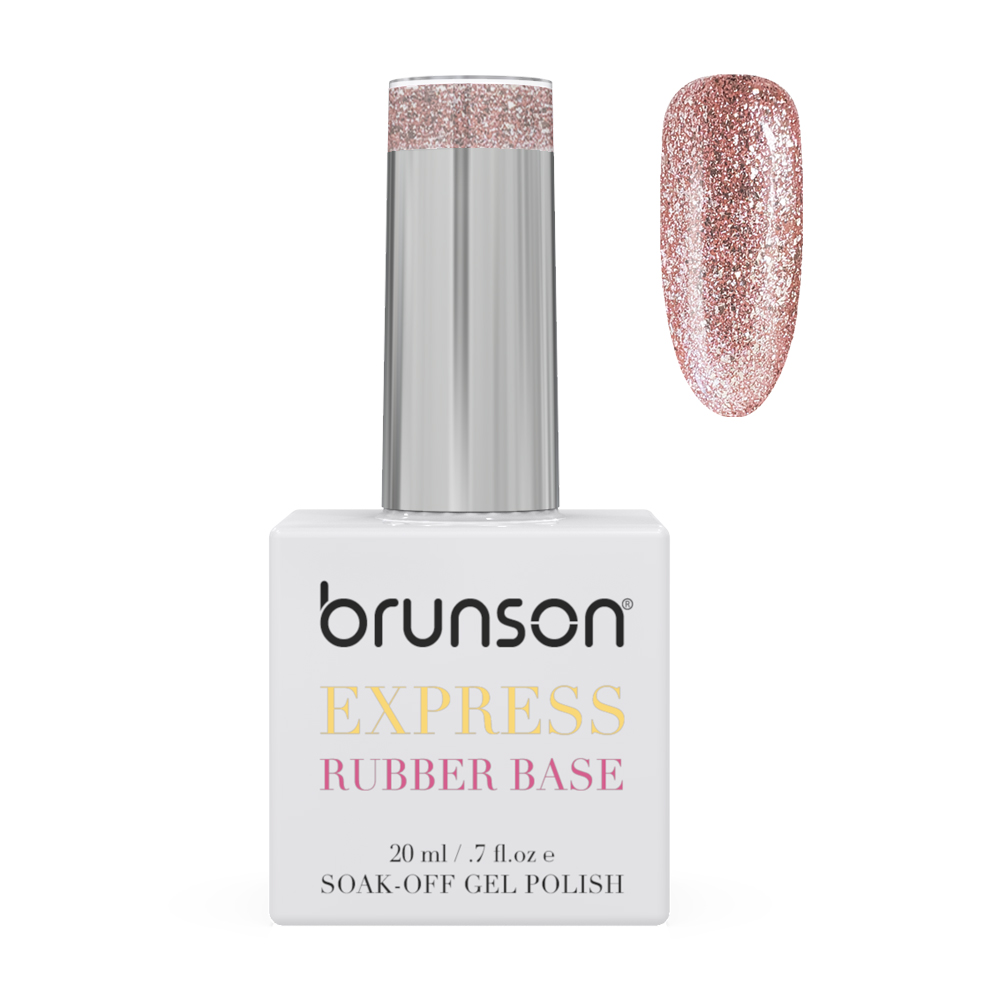Rubber Base Gel Nail Polish 20ml - French Rubber Base Coat: Long-Lasting, Durable, & Chip-Resistant Nail Strengthener Gel Nail Polish Base Coat for Manicure and Pedicure BRB136