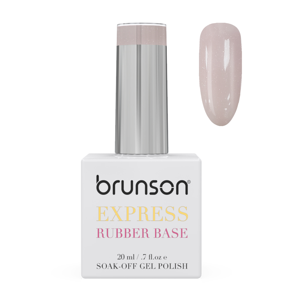 Rubber Base Gel Nail Polish 20ml - French Rubber Base Coat: Long-Lasting, Durable, & Chip-Resistant Nail Strengthener Gel Nail Polish Base Coat for Manicure and Pedicure BRB155