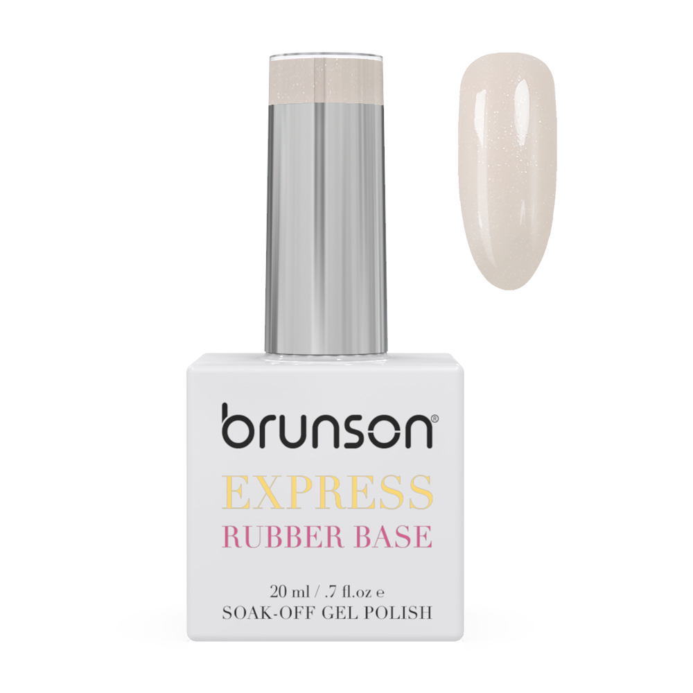 Rubber Base Gel Nail Polish 20ml - French Rubber Base Coat: Long-Lasting, Durable, & Chip-Resistant Nail Strengthener Gel Nail Polish Base Coat for Manicure and Pedicure BRB156