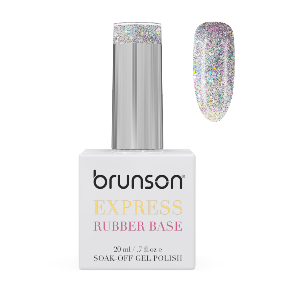 Rubber Base Gel Nail Polish 20ml - French Rubber Base Coat: Long-Lasting, Durable, & Chip-Resistant Nail Strengthener Gel Nail Polish Base Coat for Manicure and Pedicure BRB157