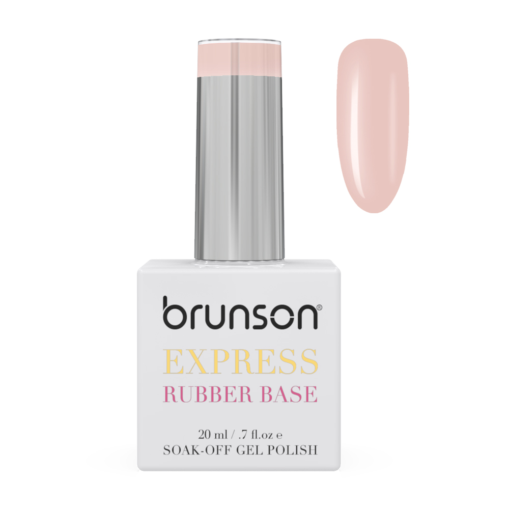 Rubber Base Gel Nail Polish 20ml - French Rubber Base Coat: Long-Lasting, Durable, & Chip-Resistant Nail Strengthener Gel Nail Polish Base Coat for Manicure and Pedicure BRB68