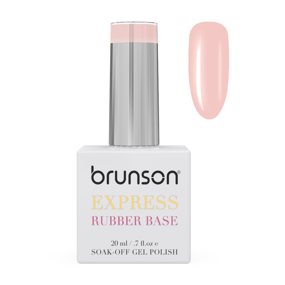 Rubber Base Gel Nail Polish 20ml - French Rubber Base Coat: Long-Lasting, Durable, & Chip-Resistant Nail Strengthener Gel Nail Polish Base Coat for Manicure and Pedicure BRB82