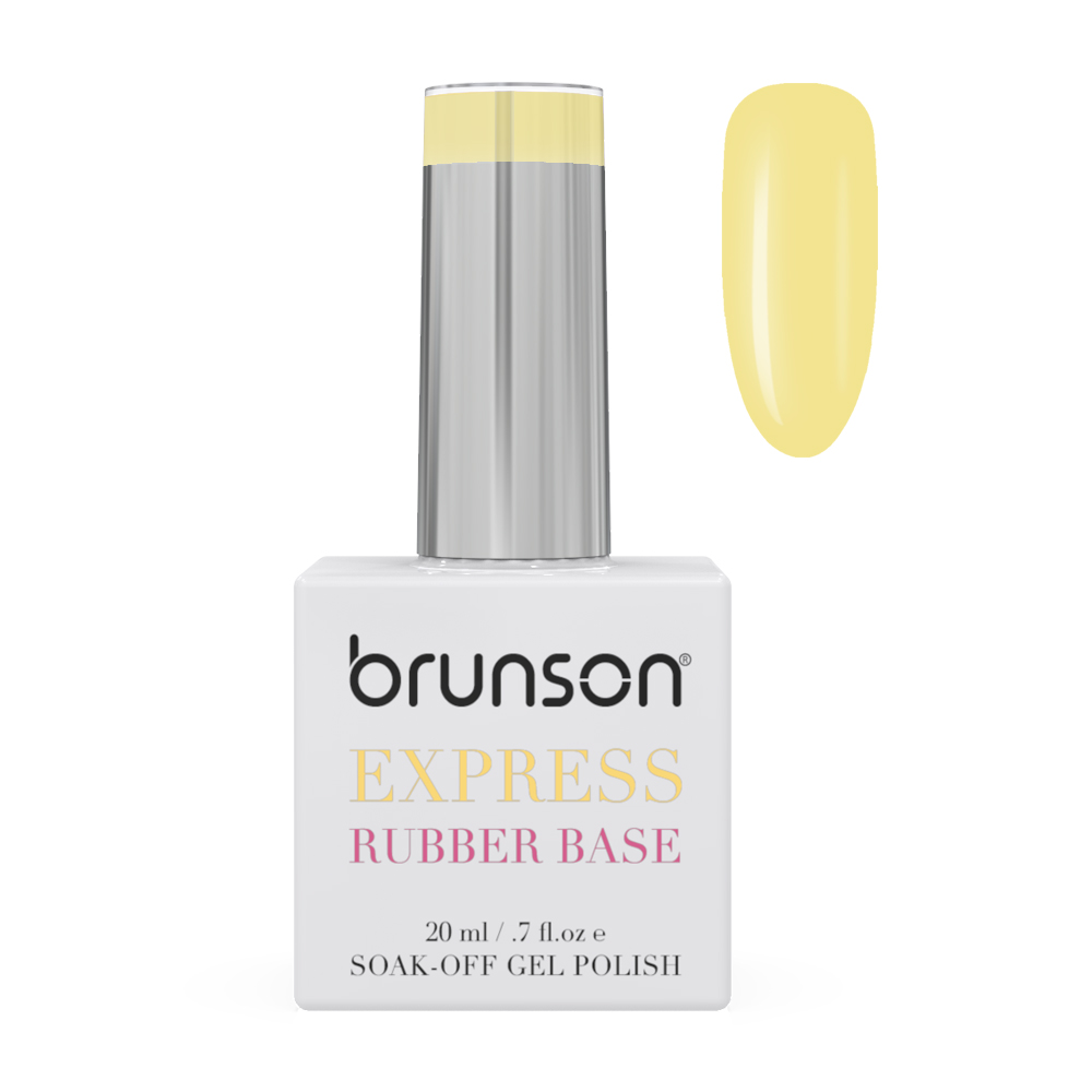 Rubber Base Gel Nail Polish 20ml - French Rubber Base Coat: Long-Lasting, Durable, & Chip-Resistant Nail Strengthener Gel Nail Polish Base Coat for Manicure and Pedicure BRB86