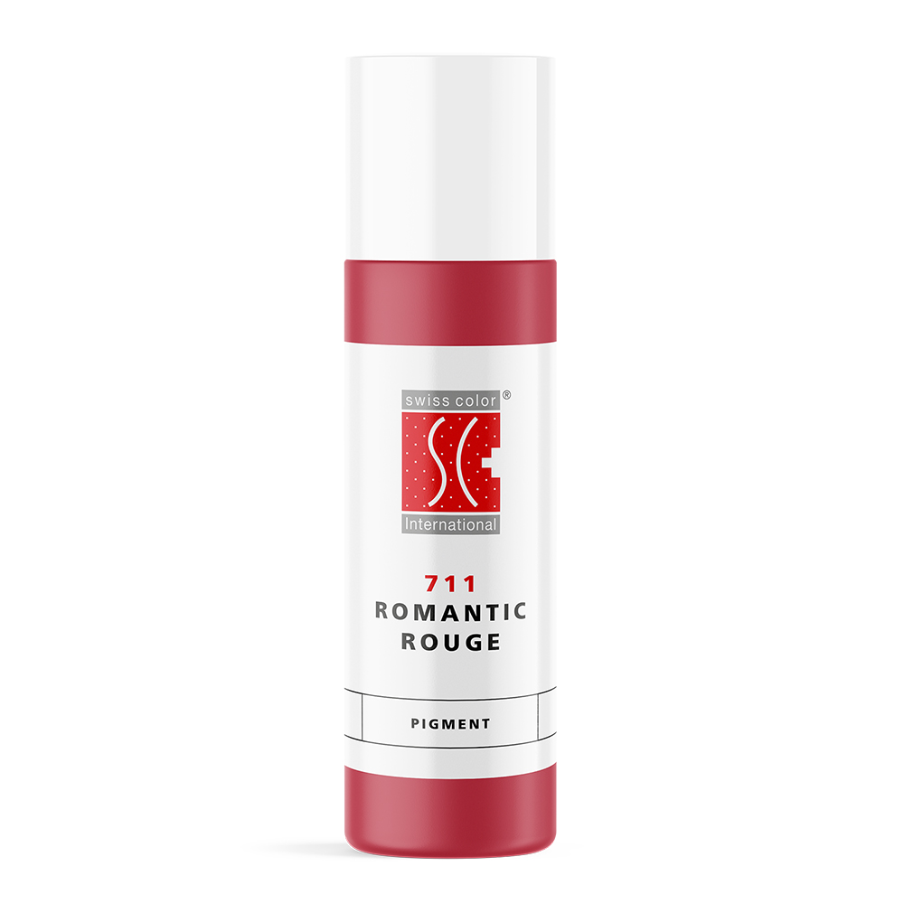 Swiss Color SPMU Lip Pigment 104 Romantic Rouge 10ml - Charming lip shade with classic chic for all skin types and ages SC711