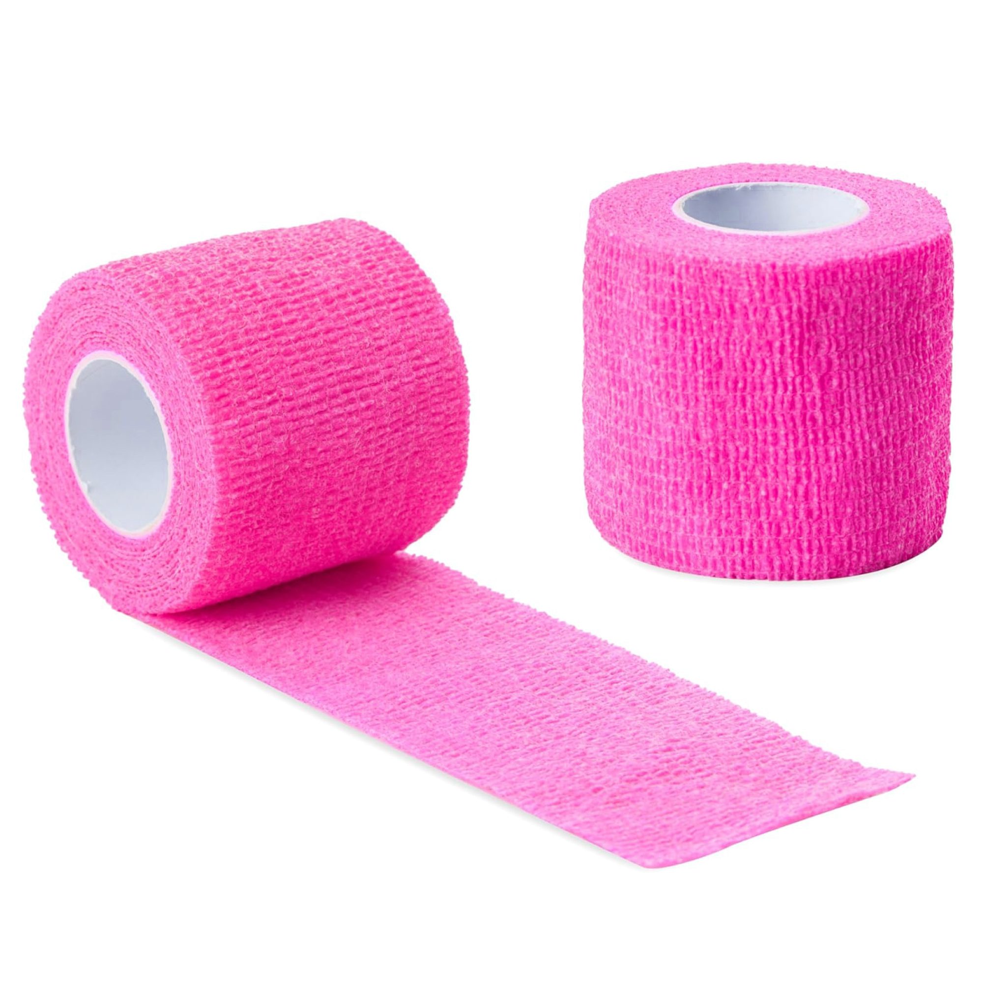 Tattoo Grip Tape - Tattoo Grip Wrap Cover Disposable Tattoo Machine Tape Self-adhesive Bandage 1x 5 Yards Pink Tattoo Grip Tape for Tattoo Machine Grip Accessories, Tattoo Supplies
