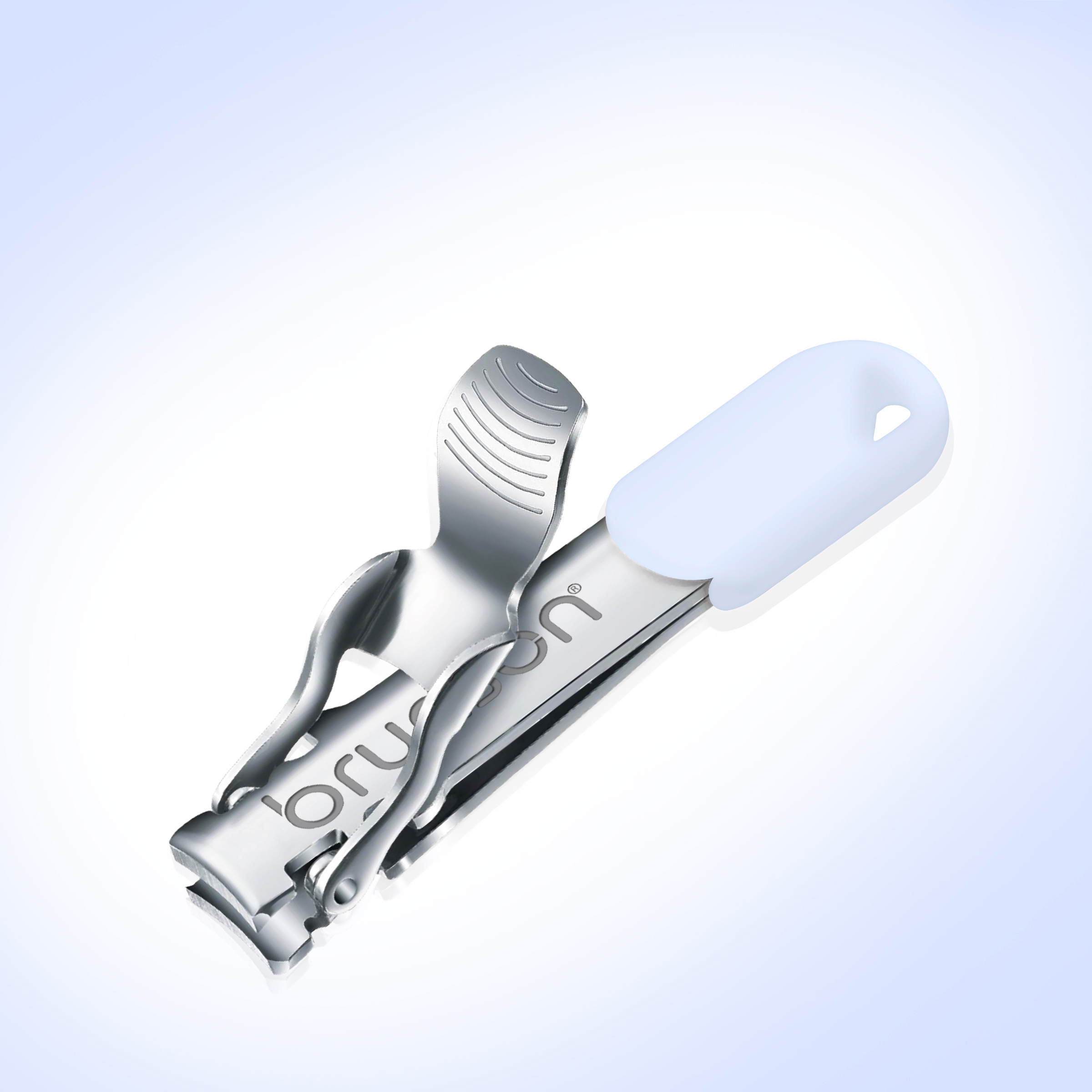 Brunson Nail Clipper – Smart & Slim Stainless Steel Trimmer with Sharp Curved Edge for Precise Cuts – Professional Grooming Tool for Manicure & Pedicure – Unisex Design BCNCP2