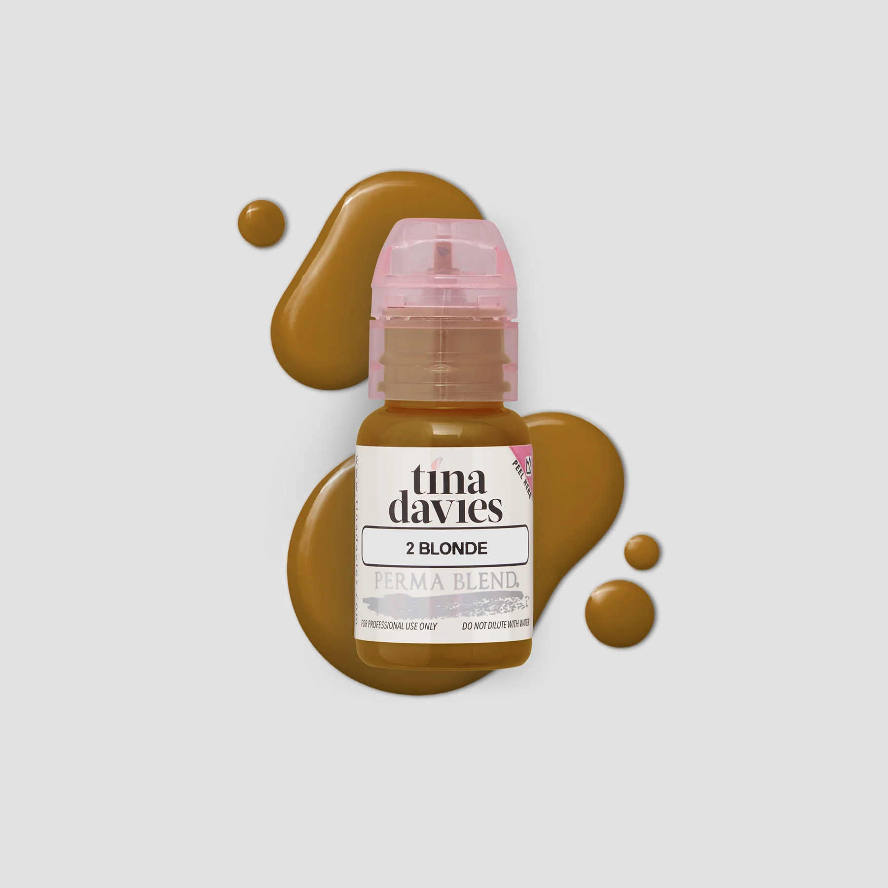 Perma Blend – Tina Davies I ❤️ INK Brow Pigments Blonde – Unleash Your Creativity with High-Quality, Bold Pigments for Stunning Brows 15ml PBTDBL1/2
