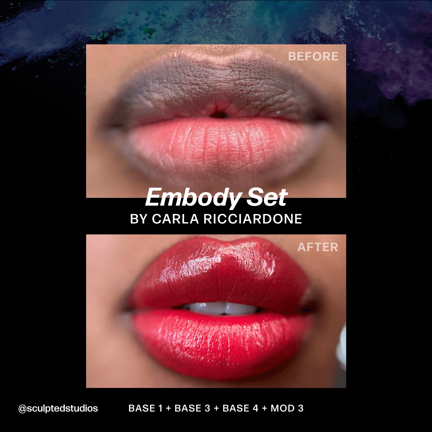 Lip Blush Pigment Set -Perma Blend LUXE Embody Set X Sculpted