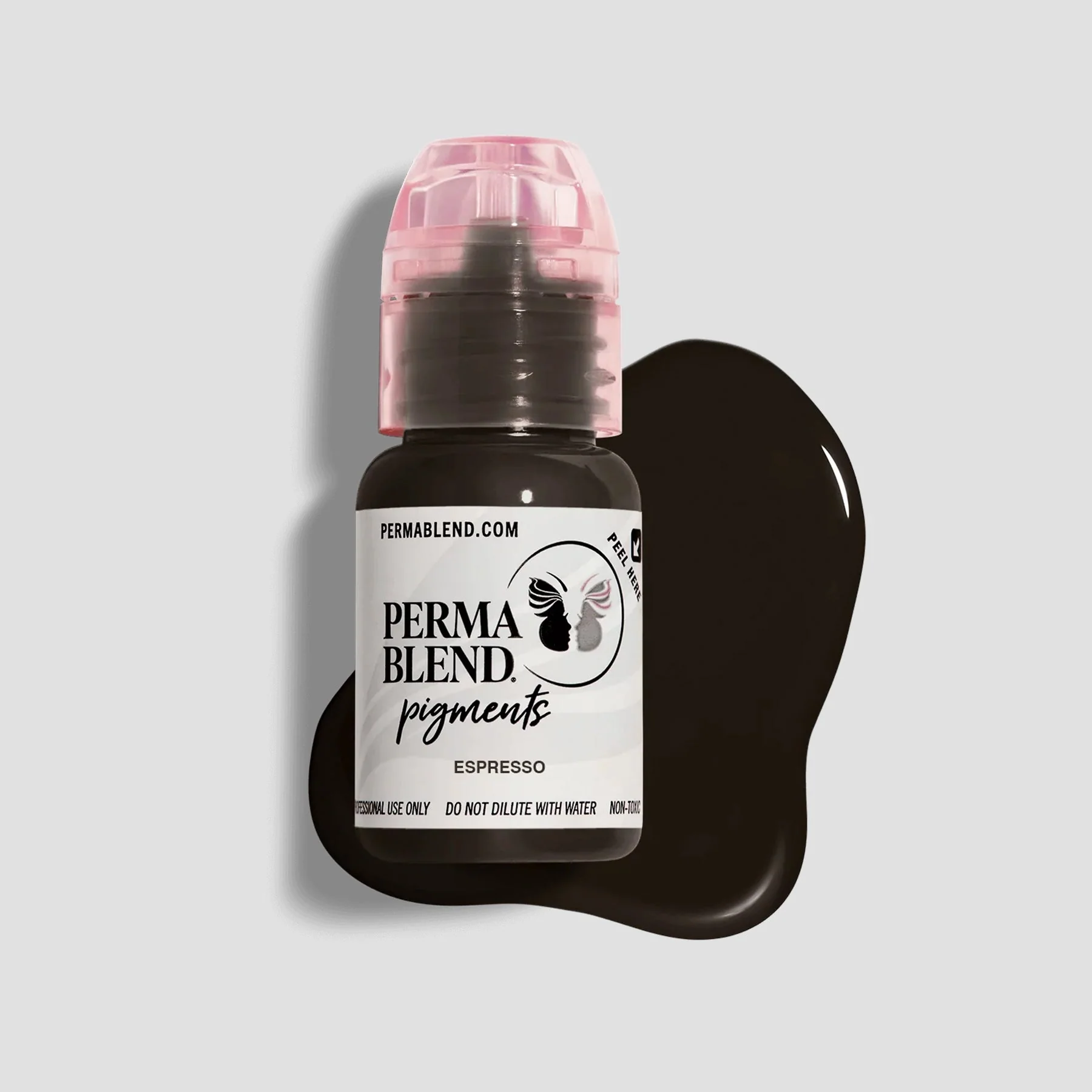 Perma Blend Eyebrow Pigment – Espresso Brow Shades 15 ml | Microblading Ink for Eyebrows, Eyes, and Scalp | Professional Cosmetic Pigment  PBES1/2