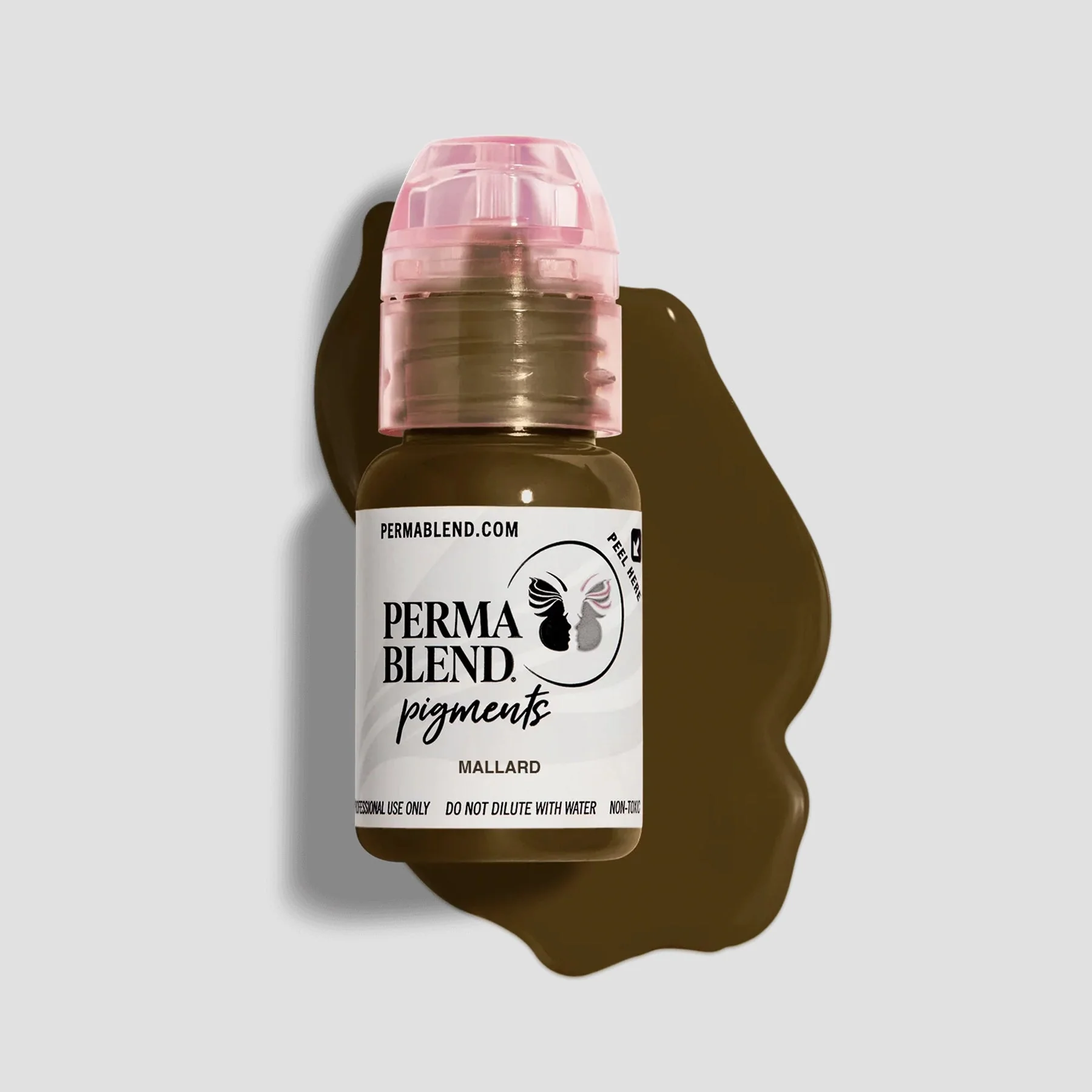 Perma Blend Eyebrow Pigment – Mallard Brow Shades 15 ml | Microblading Ink for Eyebrows, Eyes, and Scalp | Professional Cosmetic Pigment PBMD1/2