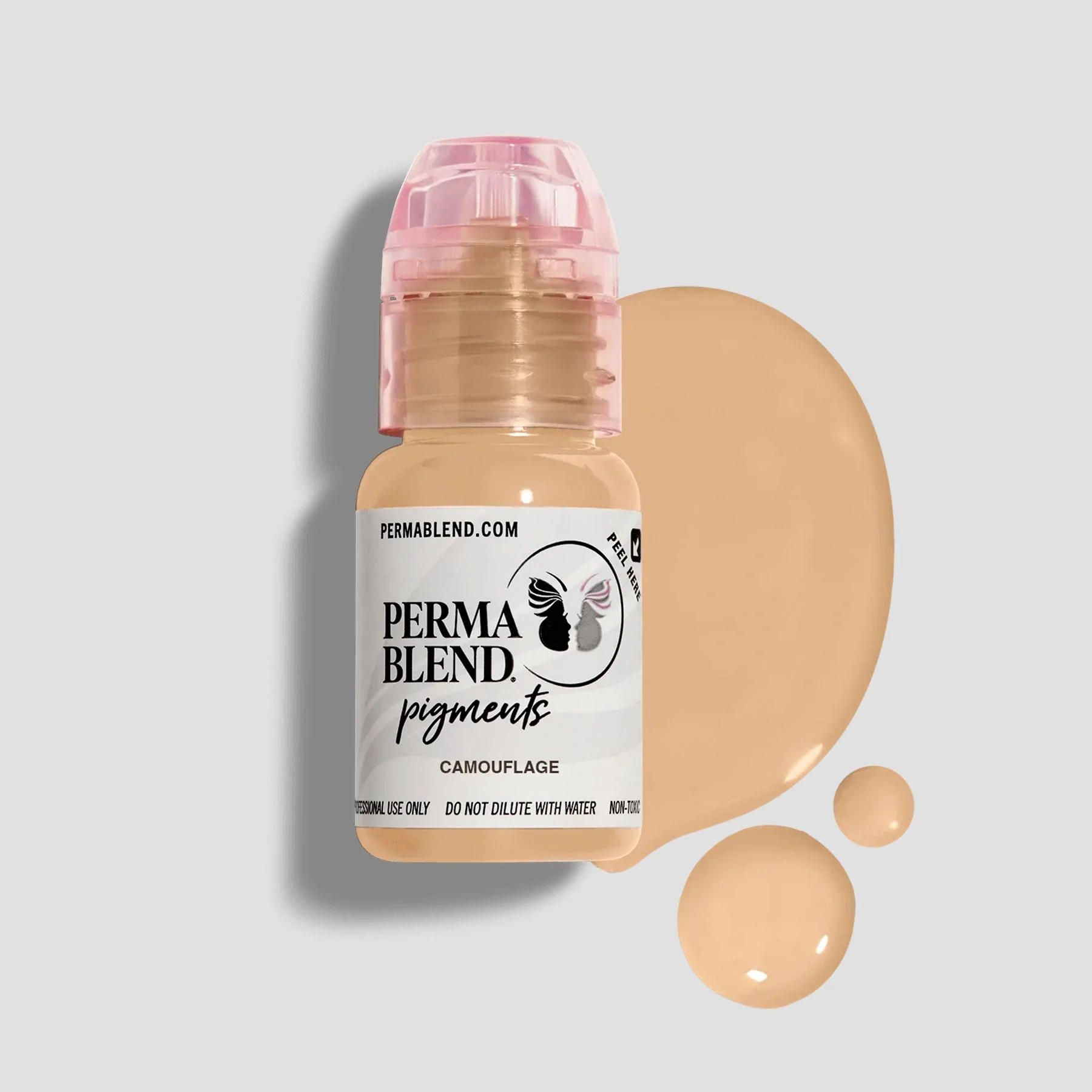 Perma Blend Camouflage Pigment 15ml - Best Pigment Corrector for Dark Spots & Hyperpigmentation - Skin Tone Corrector Serum for Sensitive Skin & Uneven Skin Tone PBCF1/2
