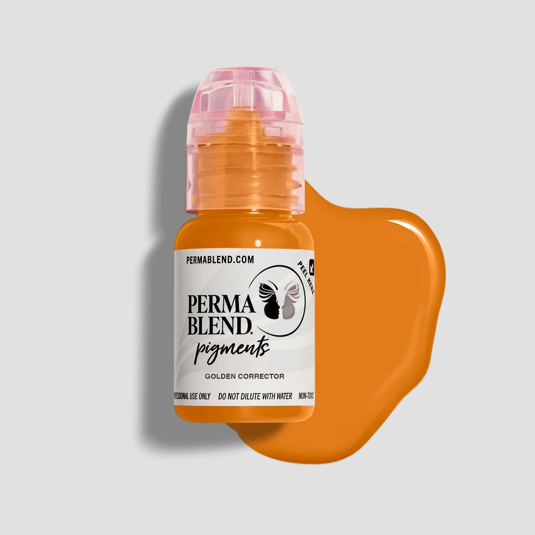 Perma Blend Pigment Corrector 15ml Golden Corrector – Best for Hyperpigmentation, Dark Spots, and Uneven Skin Tone Correction with Vegan Tattoo Inks PBGDC1/2