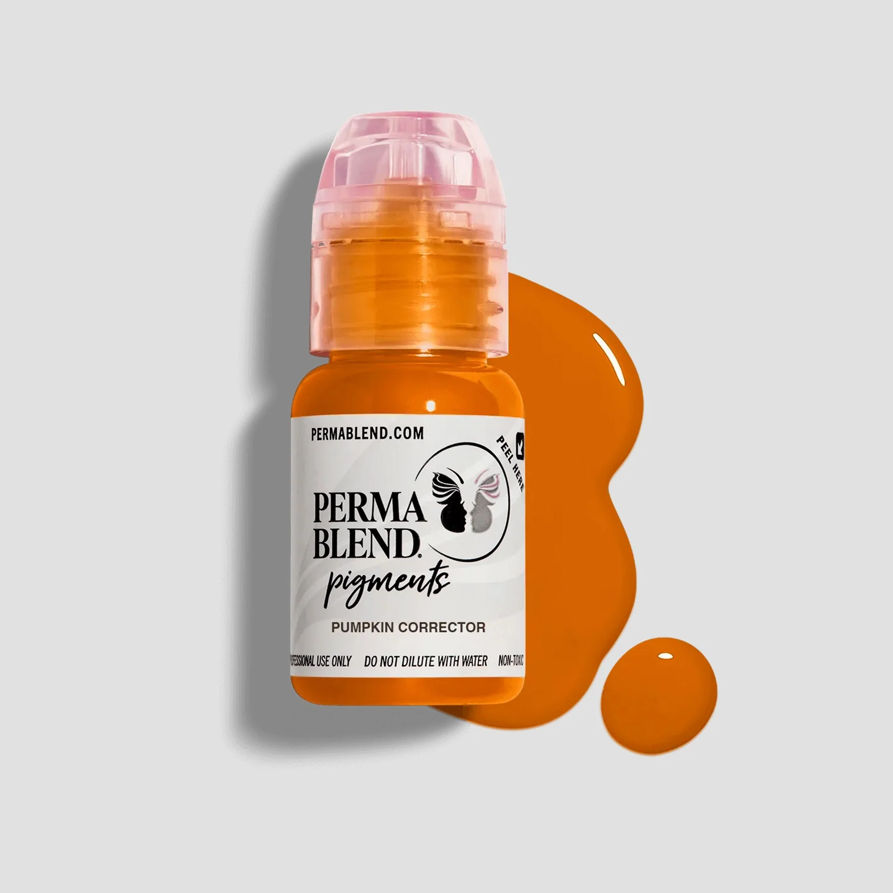 Perma Blend Pigment Corrector 15ml Pumpkin Corrector – Best for Hyperpigmentation, Dark Spots, and Uneven Skin Tone Correction with Vegan Tattoo Inks  PBPKC1/2