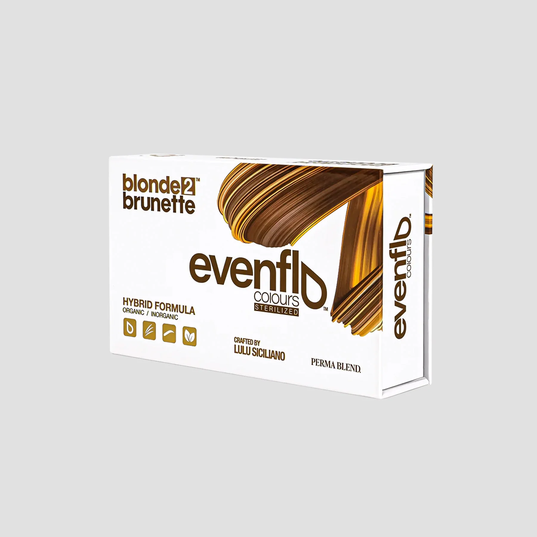 Perma Blend  - Evenflo Blonde 2 Brunette Eyebrow Pigment Set – Premium SPMU Pigment for Natural, Long-Lasting Brow Colors (4x15ml)