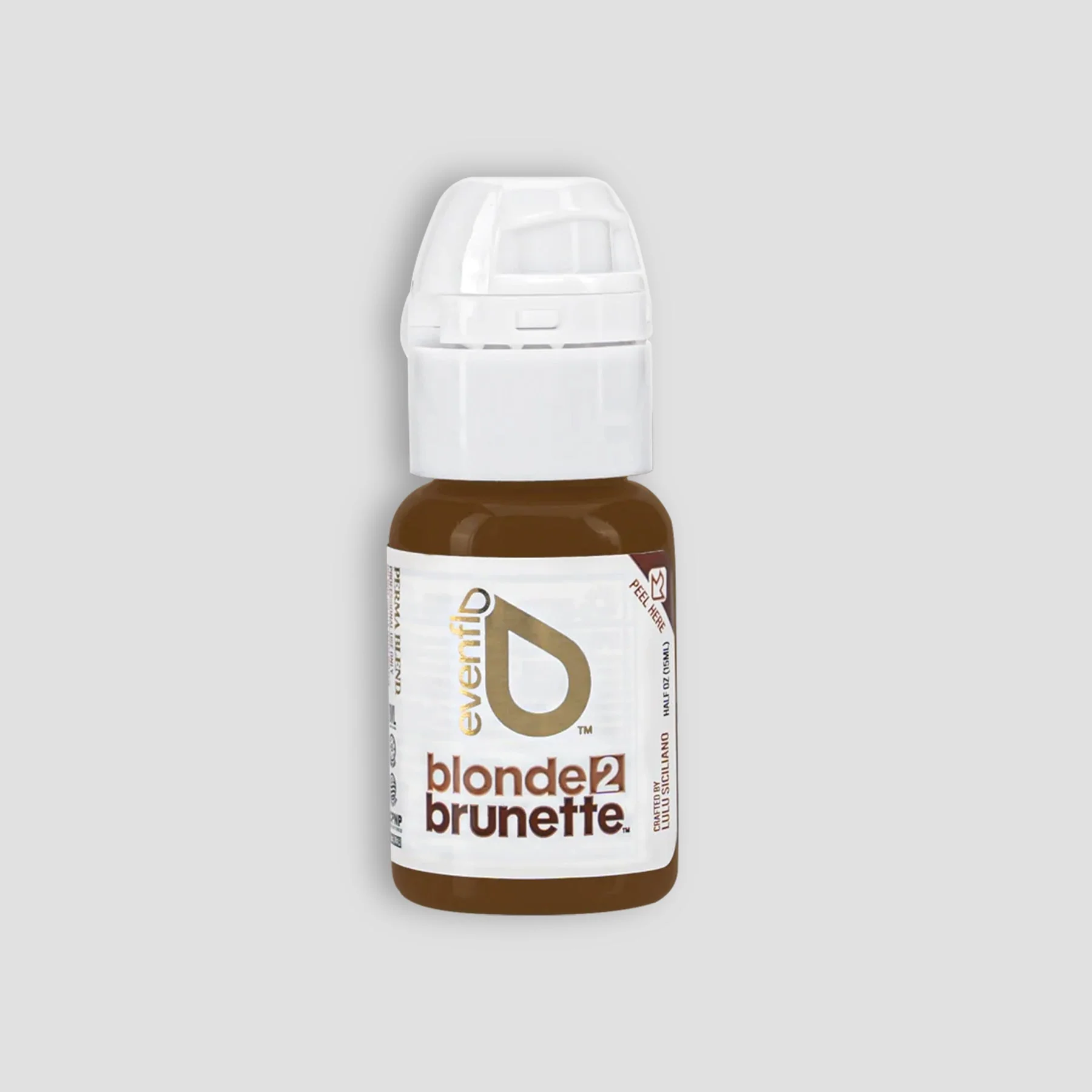 Perma Blend Evenflo Blonde 2 Brunette Eyebrow Pigment – Gold Blonde Shades 15 ml | Microblading Ink for Eyebrows, Eyes, and Scalp | Professional Cosmetic Pigment EFGB1/2