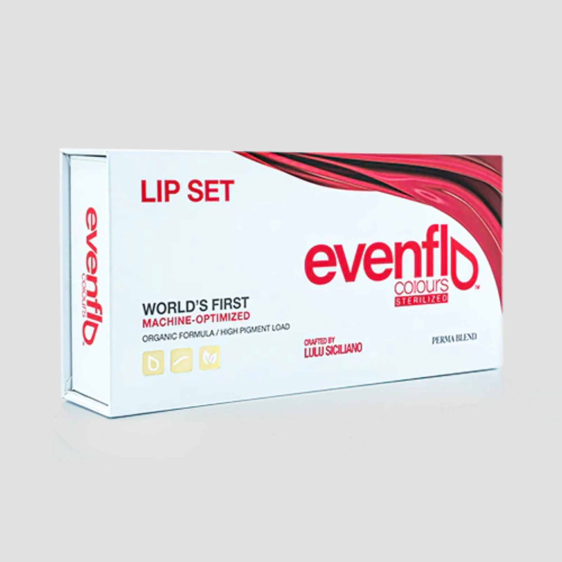 Perma Blend - Evenflo Lip Set 5x15ml - Professional Permanent Makeup Pigments for Lips | Evenflo Colours, Ideal for Microblading and Tattoo Techniques