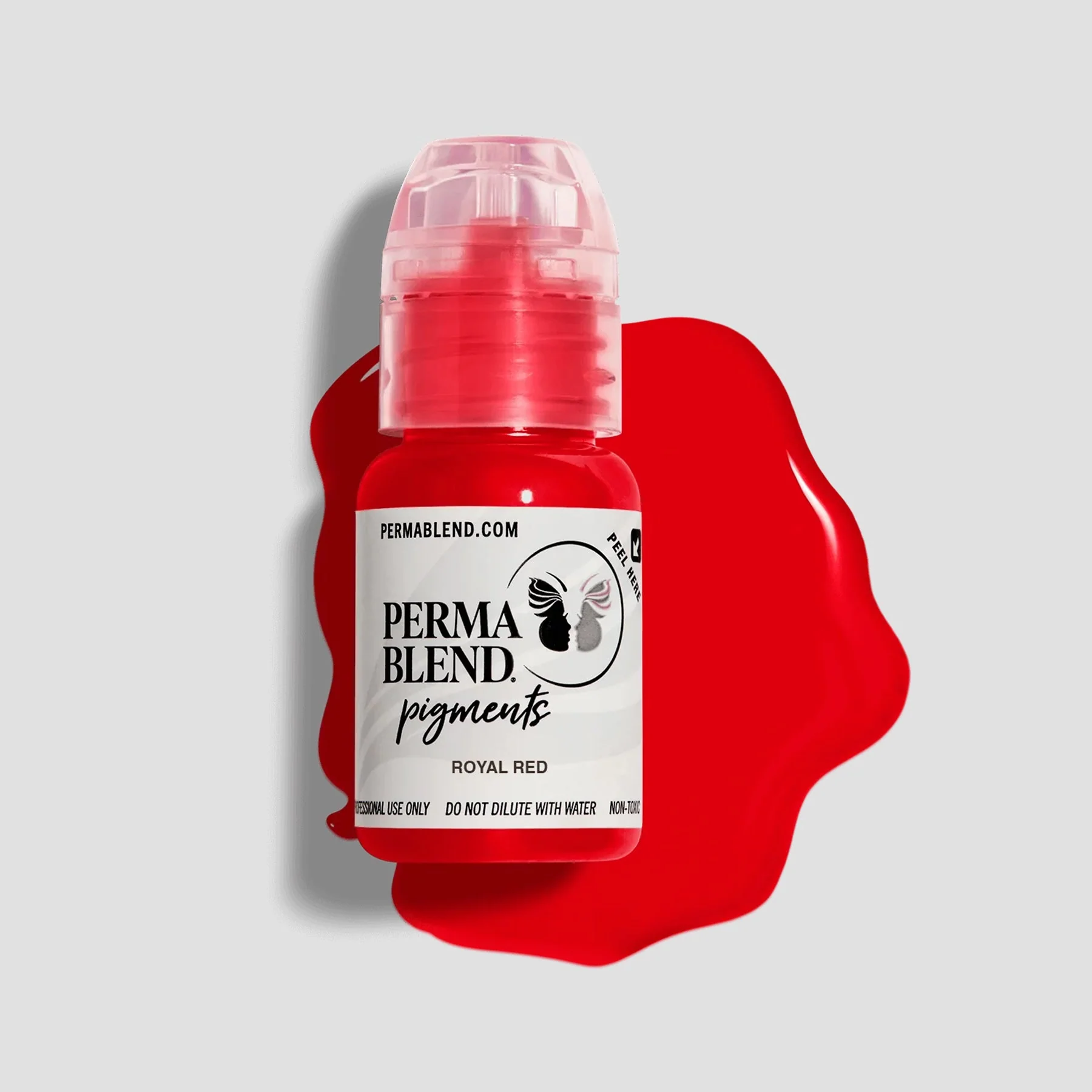 Perma Blend Royal Red Lip Pigment 15ml – Organic, Vegan, High-Retention Microblading Ink for Lip Blush & Permanent Makeup PBRR1/2