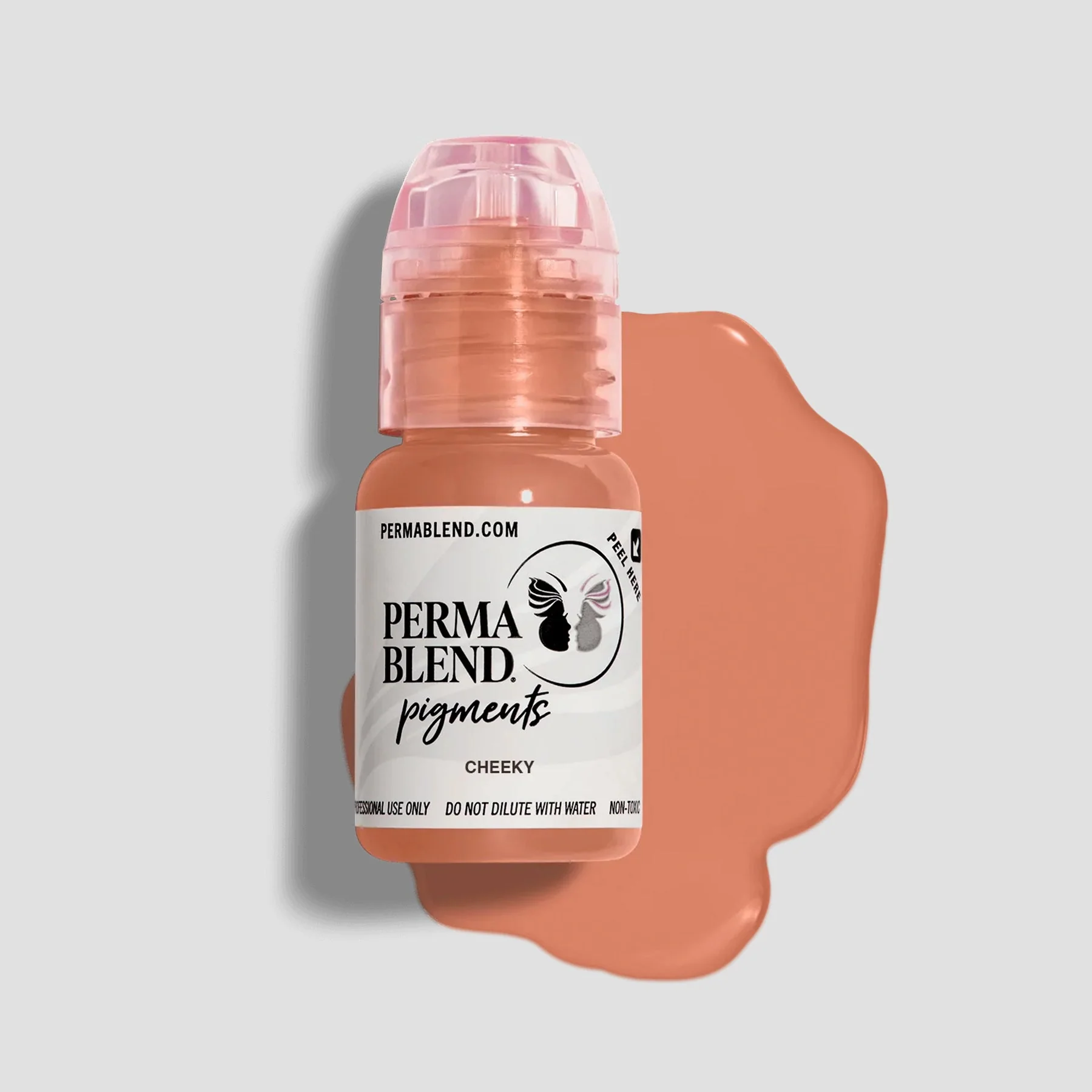 Perma Blend Cheeky Lip Pigment 15ml – Organic, Vegan, High-Retention Microblading Ink for Lip Blush & Permanent Makeup PBCY1/2