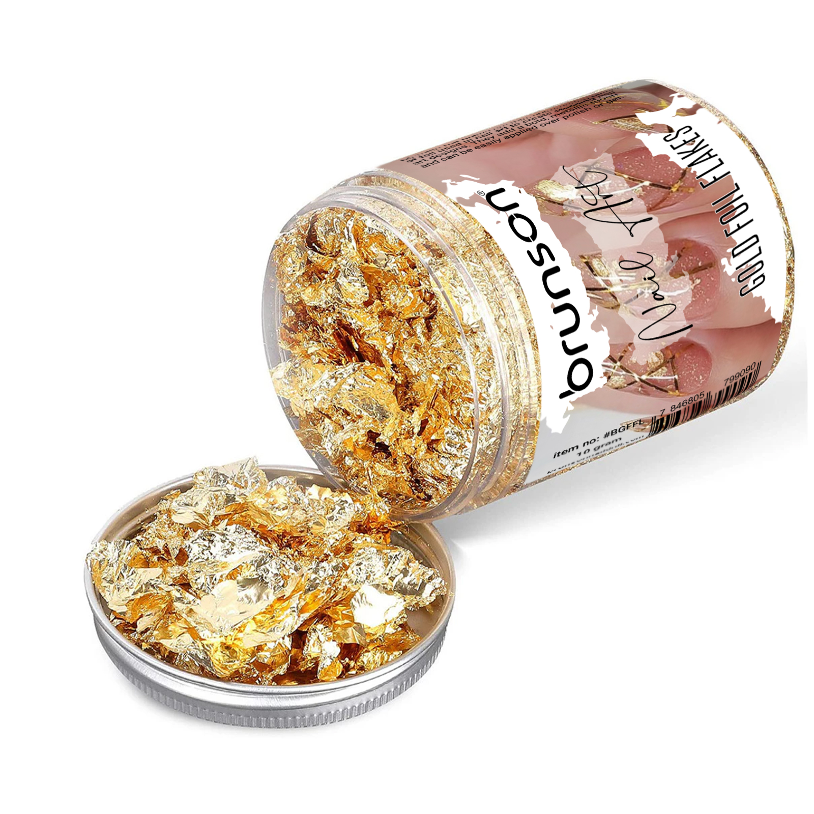 Gold Nail Foil Flakes