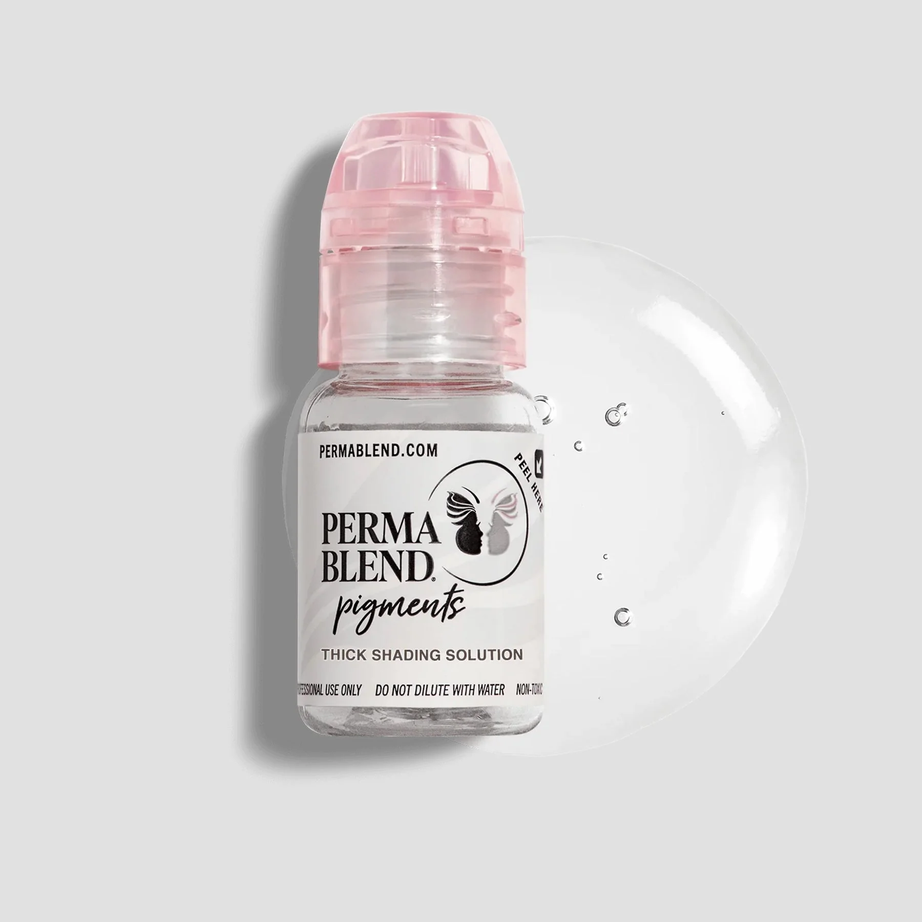 Perma Blend Thick Shading Solution 15ml: Premium PMU Pigment Dilution & Shading Solution for Eyebrows, Lips & Eyeliner PBSSTK1/2