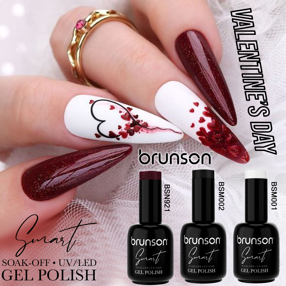 Valentine's Day gel polish