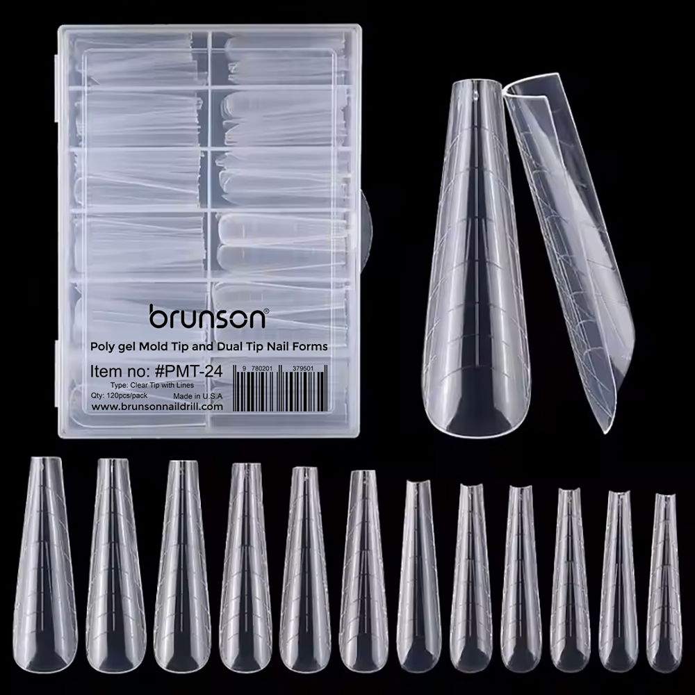 Plastic nail forms