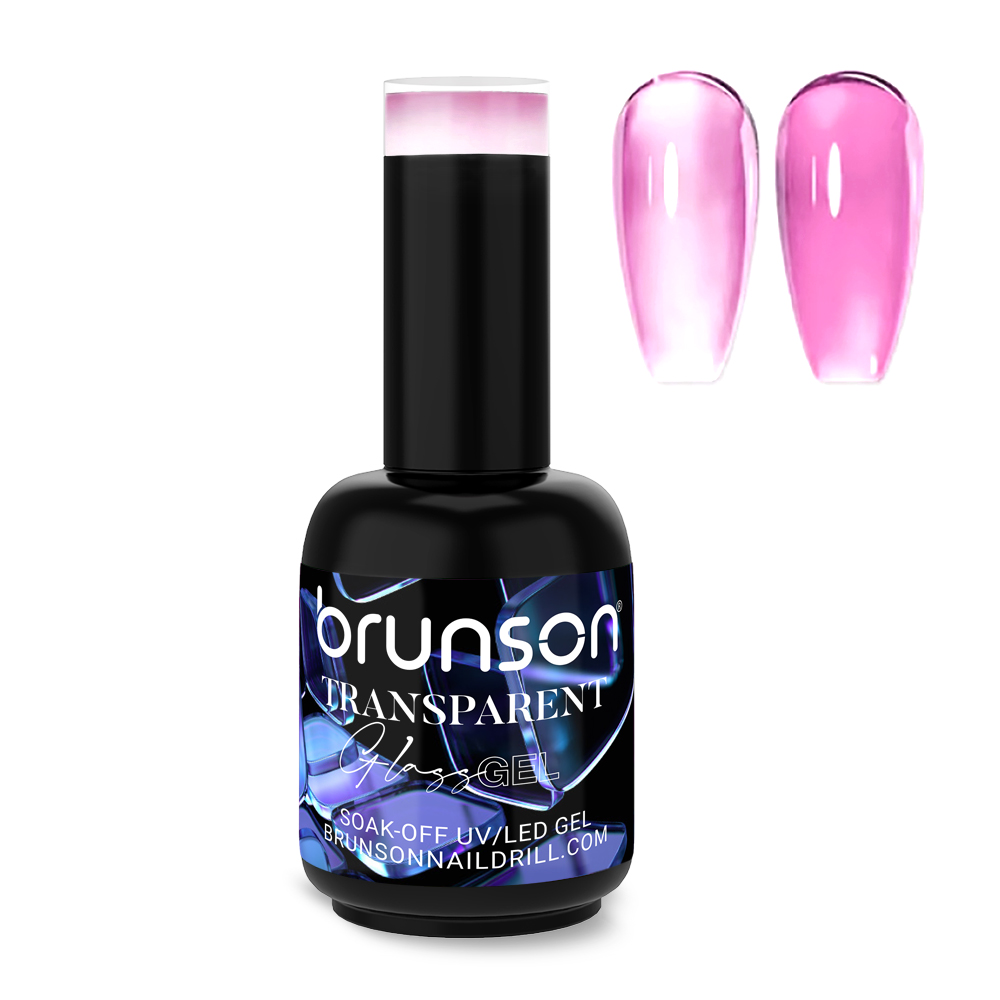 Crystal clear gel polish Brunson