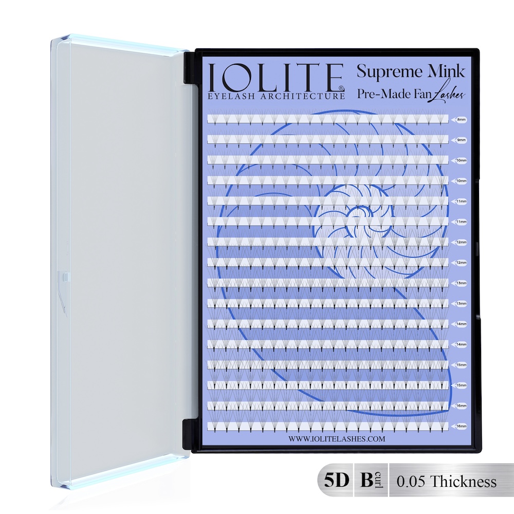 Iolite 5D pre-made fan lashes