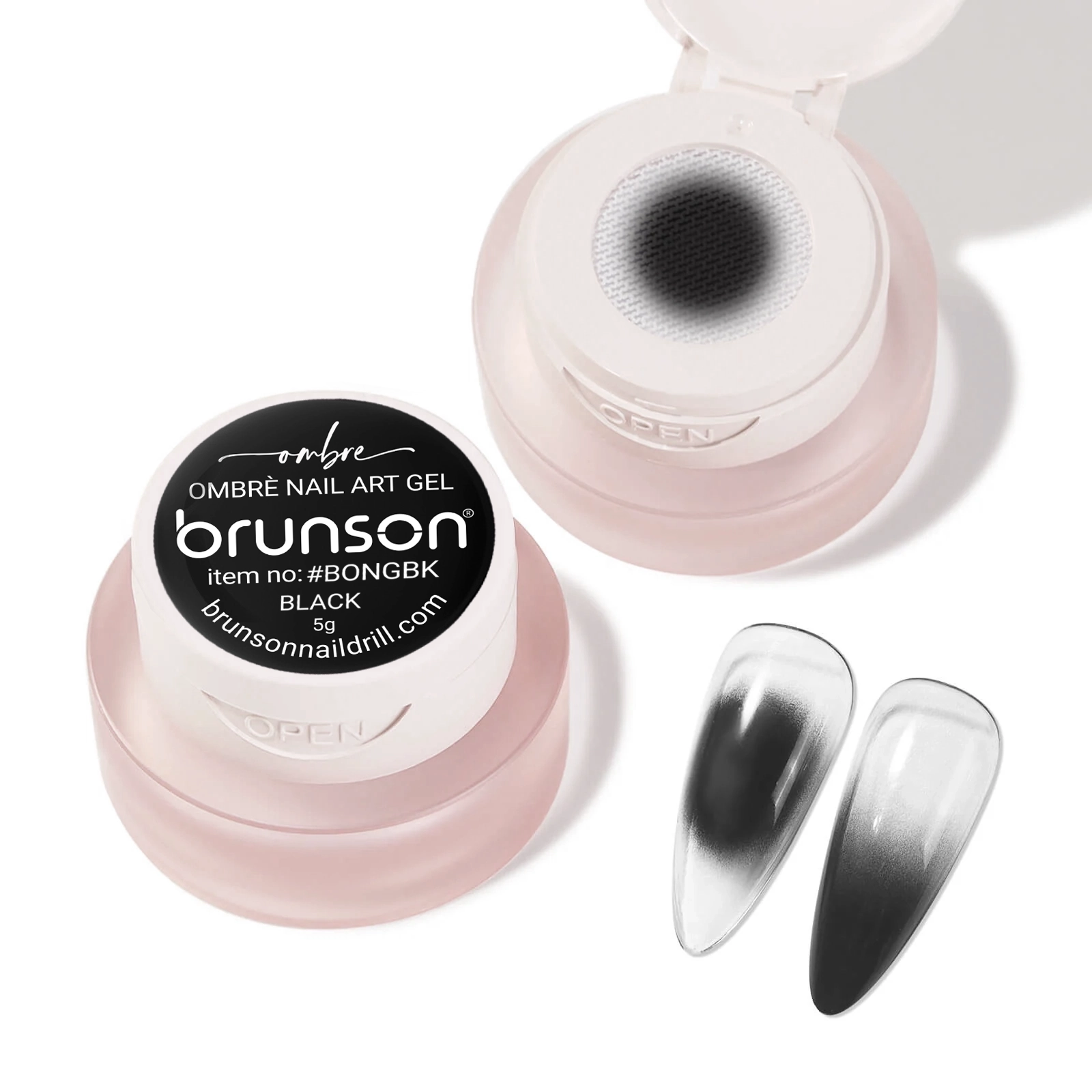 Brunson ombre nail art gel