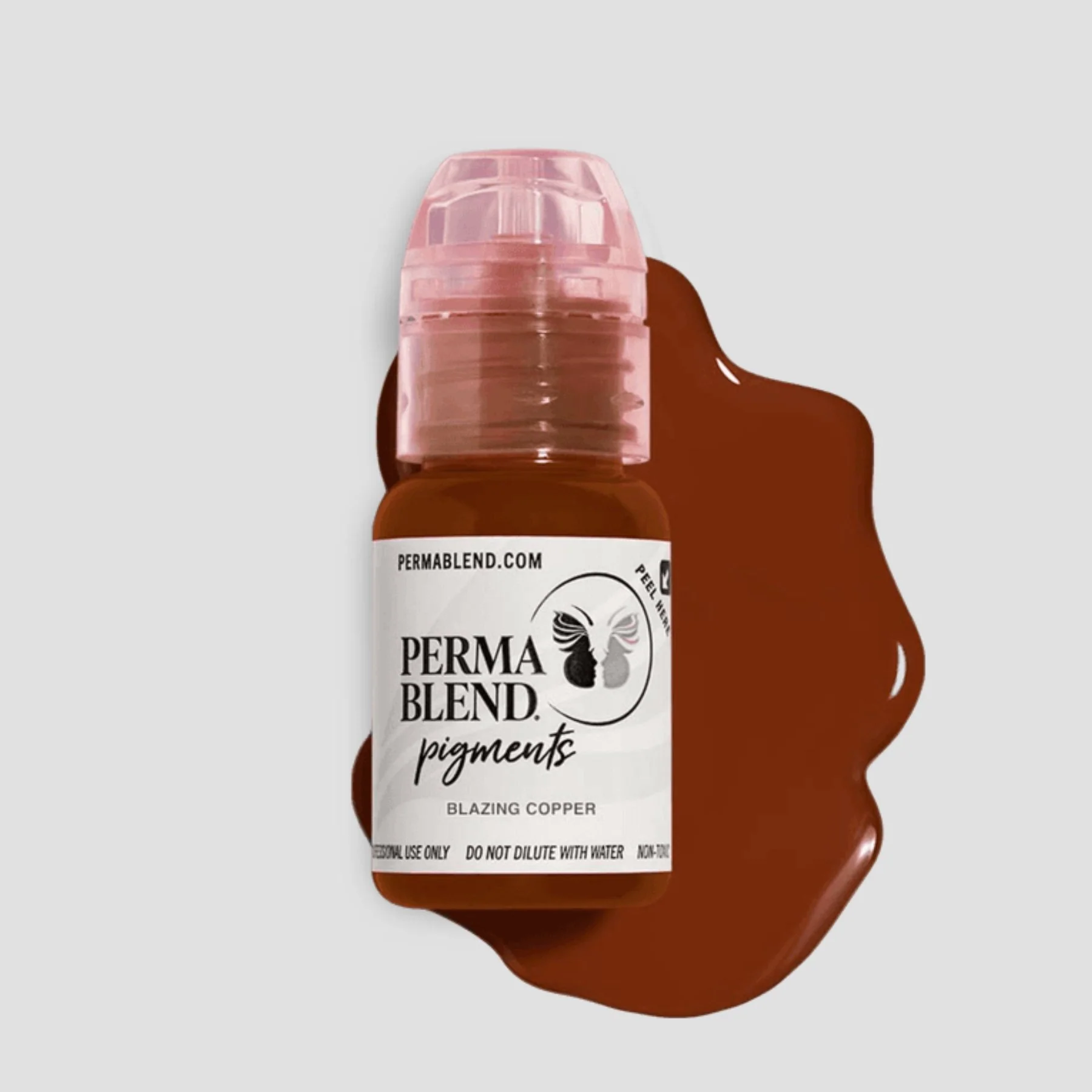 Brow Pigment Blazing Copper 15ml – Perma Blend Vegan & Cruelty-Free Eyebrow Pigment for Microblading, Powder Brows, Long-Lasting PBSBC1/2