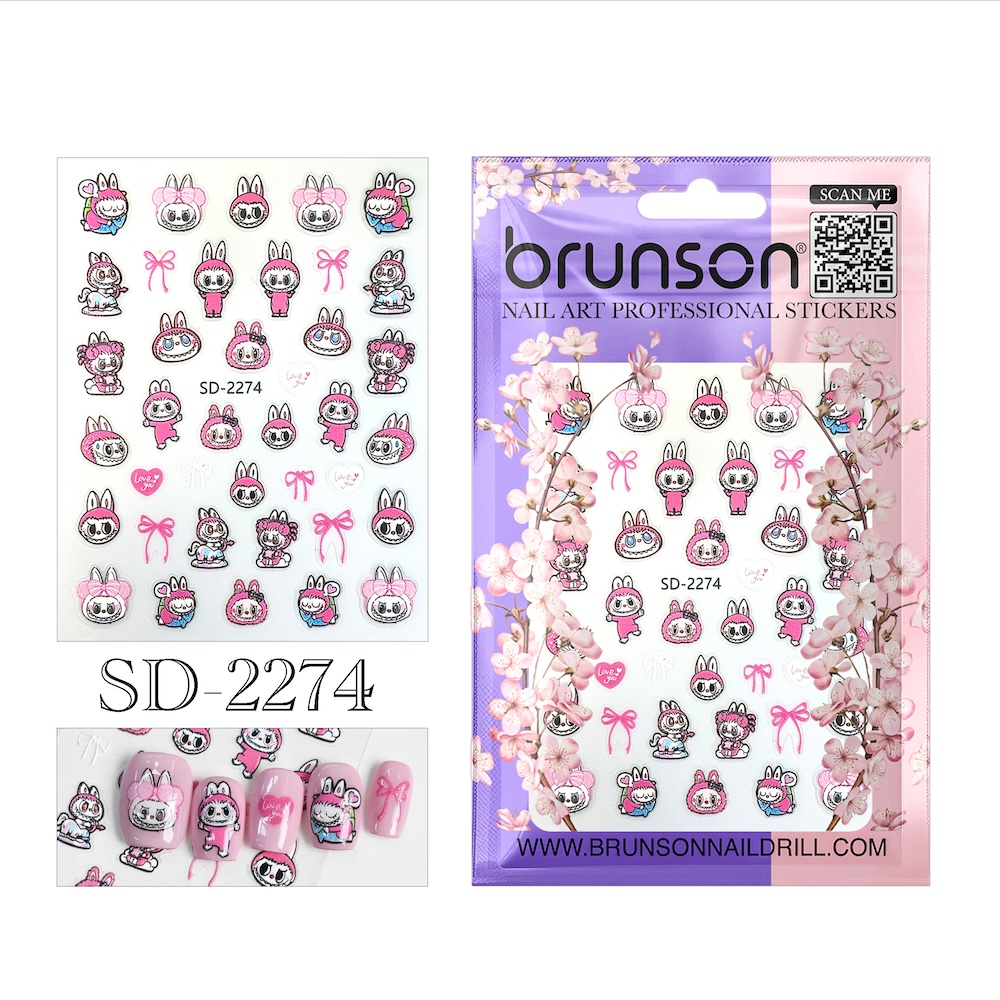 5D nail stickers