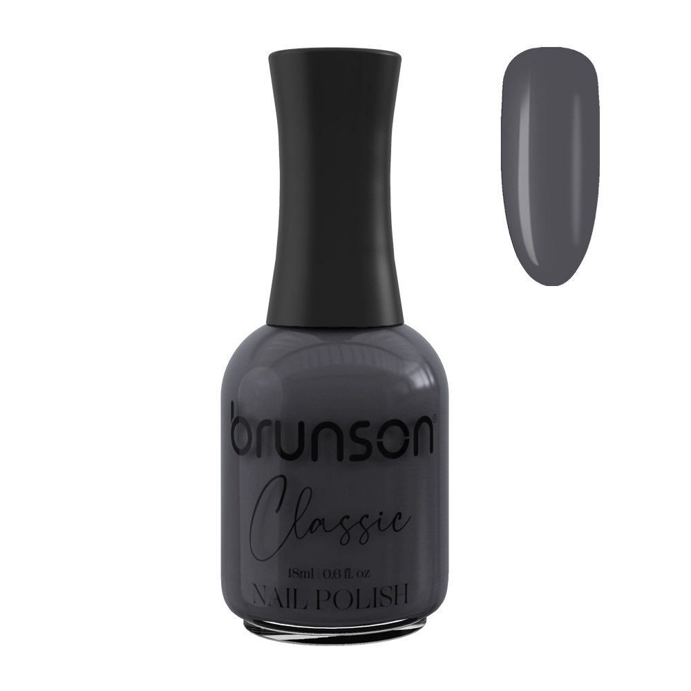 Classic Nail Polish Gray Shade