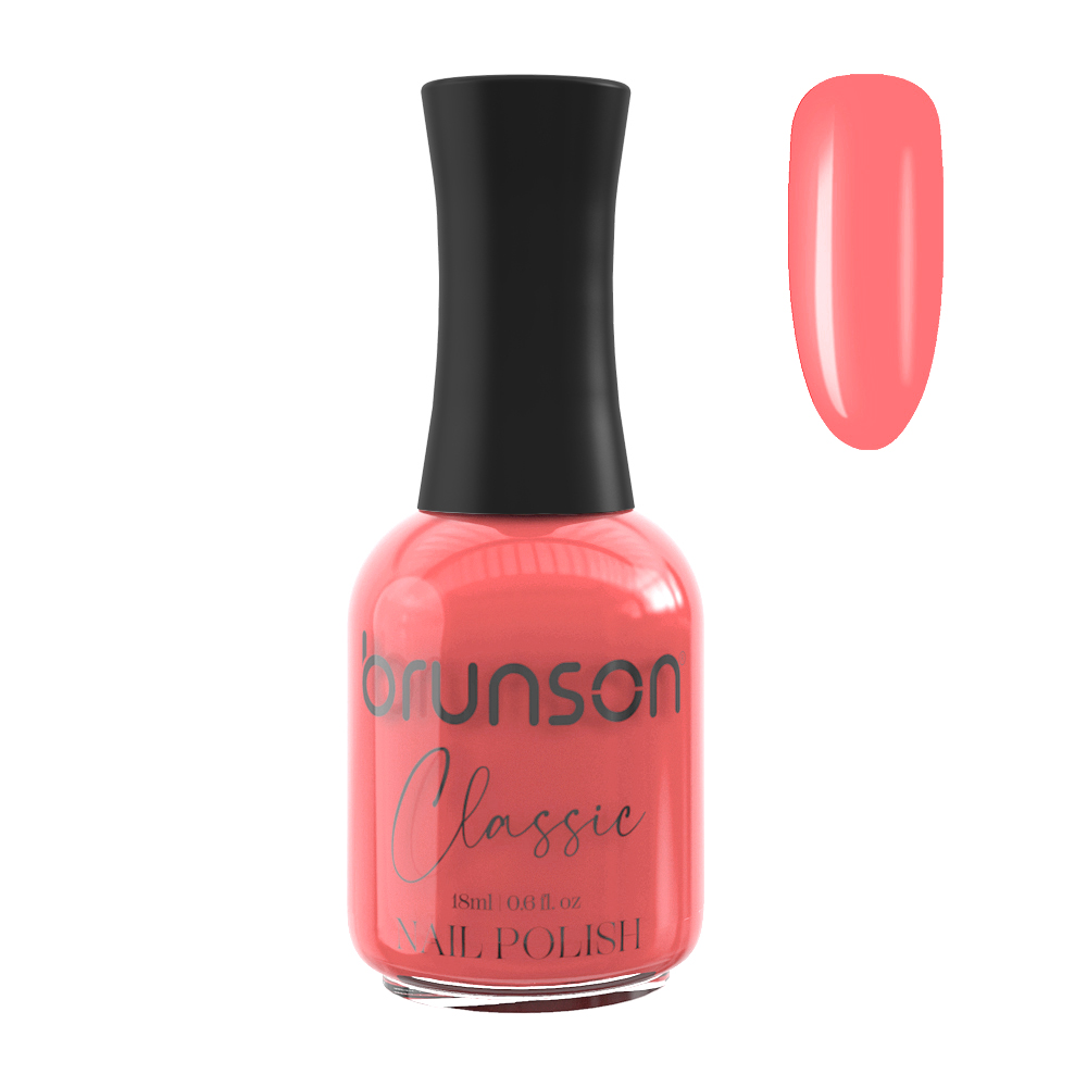 Red orange nail polish
