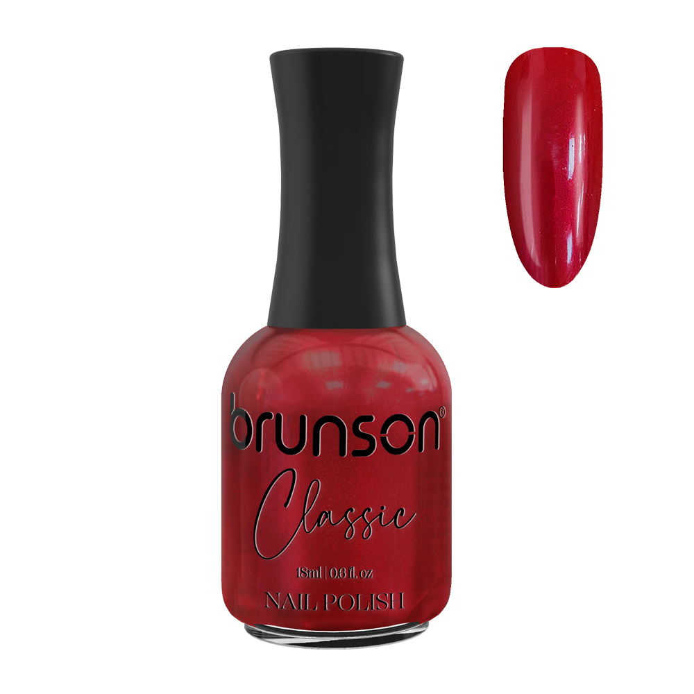Red shade nail polish