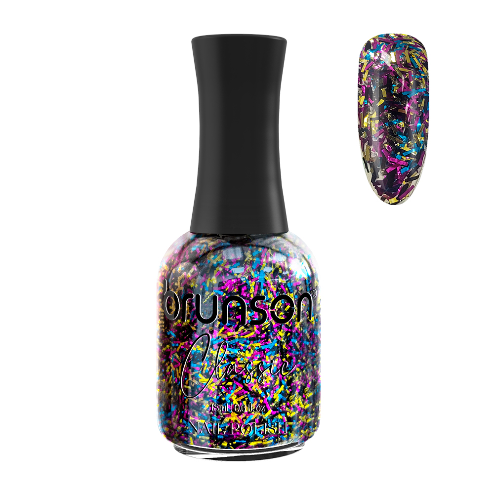Rainbow nail polish