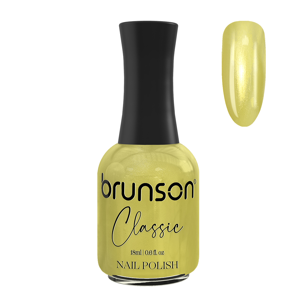 Yellow nail polish Dubai